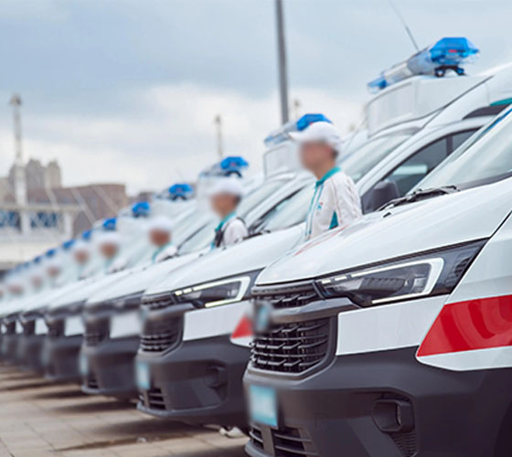 京山市服务车队展示